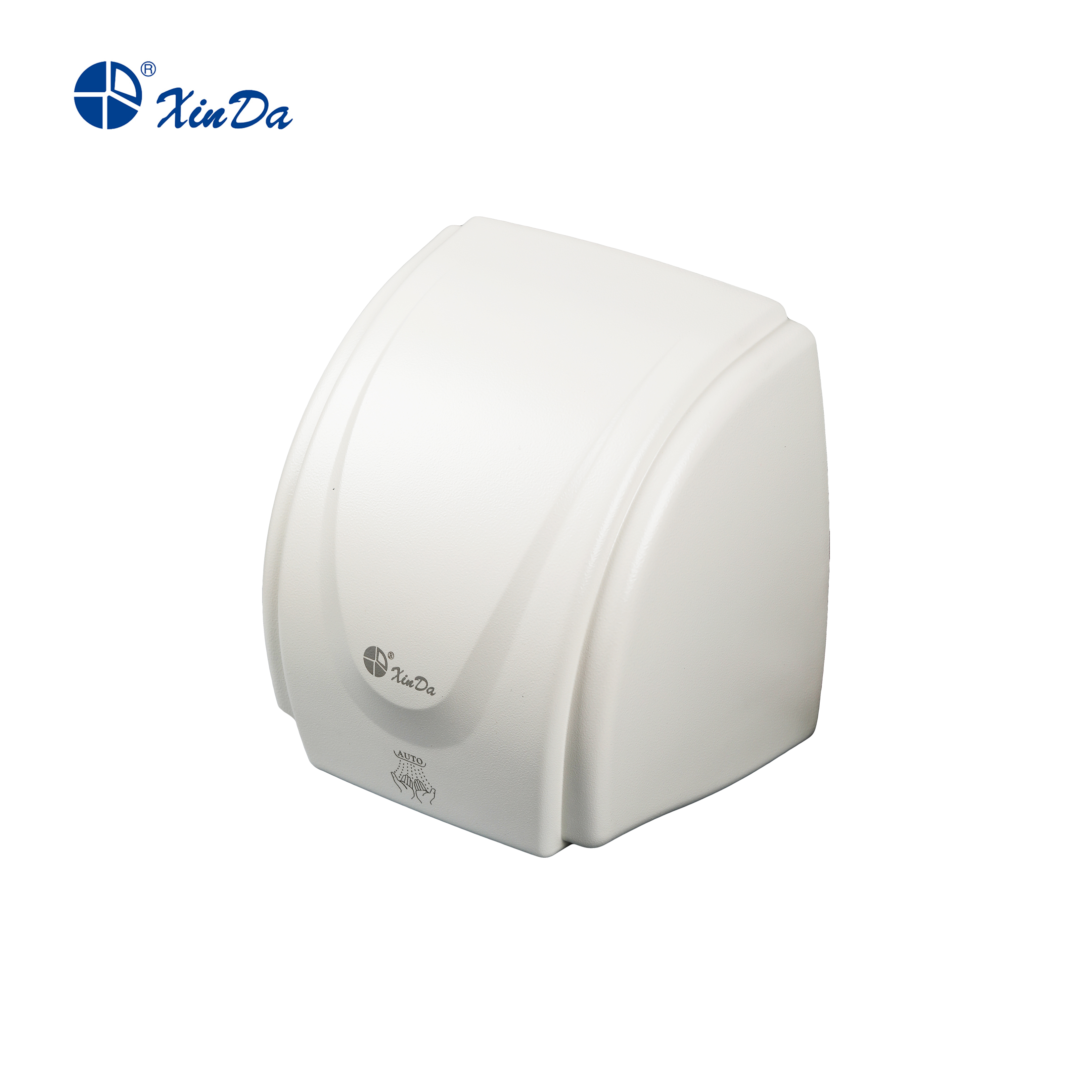 The XinDa GSX1800A Hotel automatic sensor professional hand dryer automatic white plastic body wall mounted Hand Dryer
