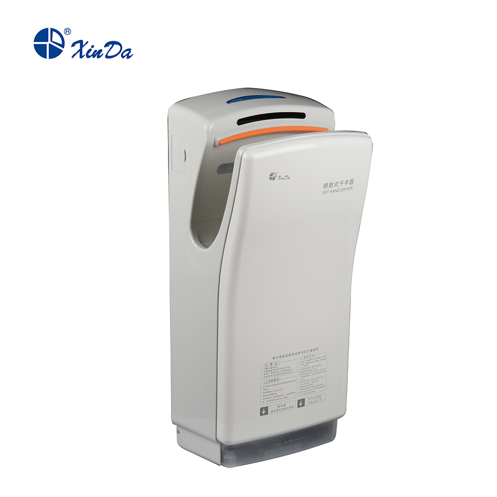 The XinDa GSQ80 White Power-Saving Wall Hanging Automatic Hand Dryer Hand Dryer