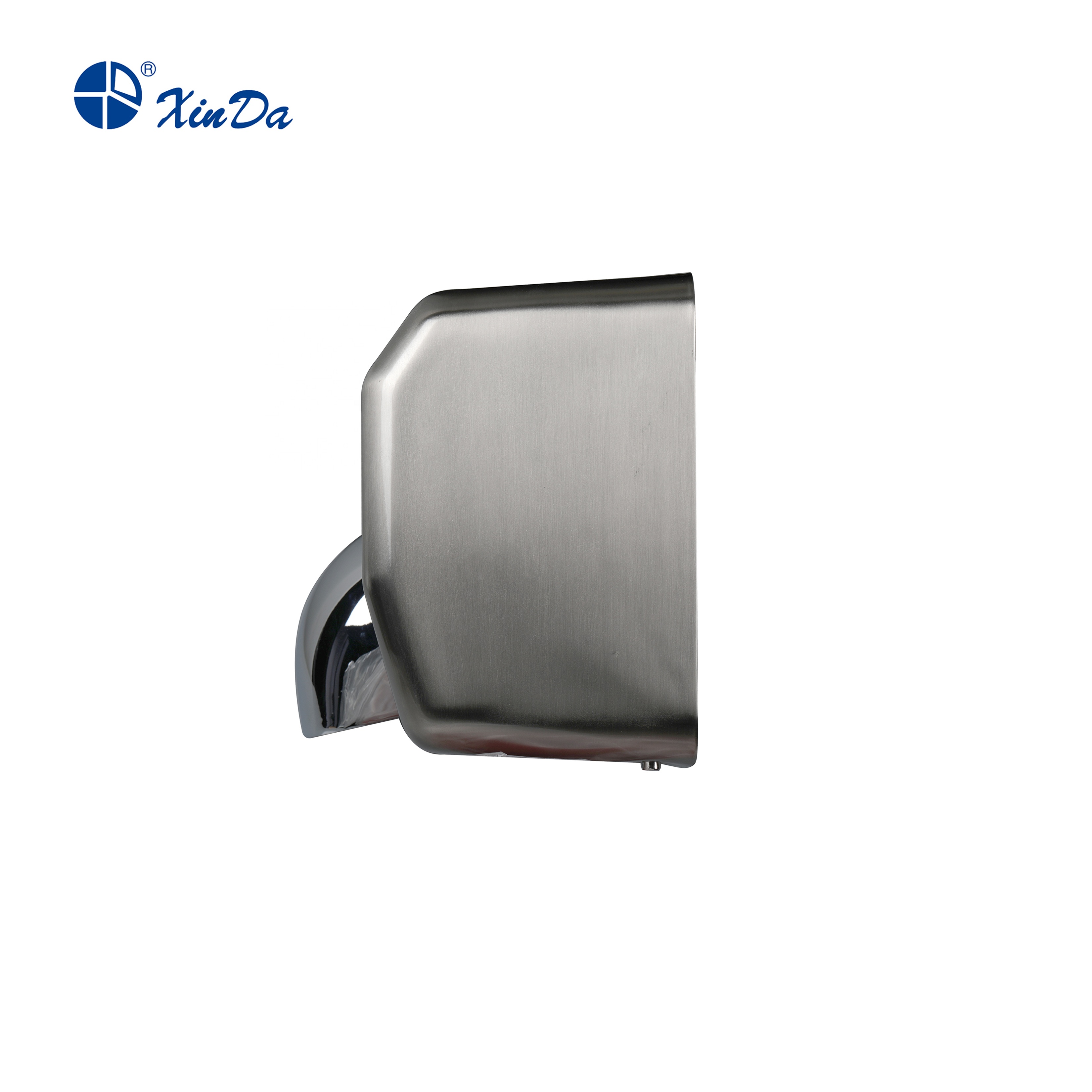 Xinda GSQ 250 Hand Dryer Automatic Infrared Induction Sensor Wall Mounted Style Brushed Metal Steel Classic Electric Luxury