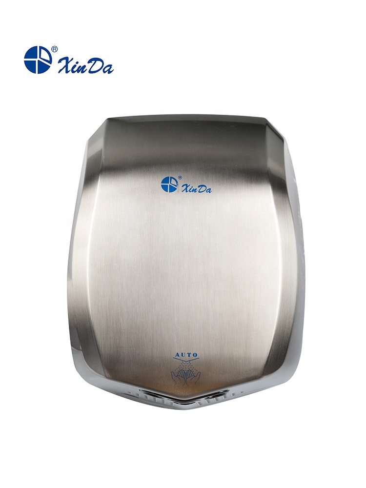 The Xinda GSQ 60K BLDC Professional Stainless Steel and Brushless Motor China Automatic Infrared Sensor Wall Mounted Hand dryer