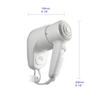 XINDA RCY-120 Multifunction Luxury Wall Mounted with Safety Switch ABS Quiet Hair Dryer