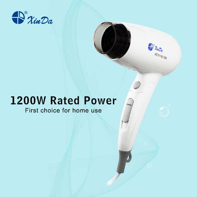 The XINDA RCY-118 19A old and Hot Air Wall Mounted Hair Dryer 1600 watt available for Hotel Bathroom Hand Dryer