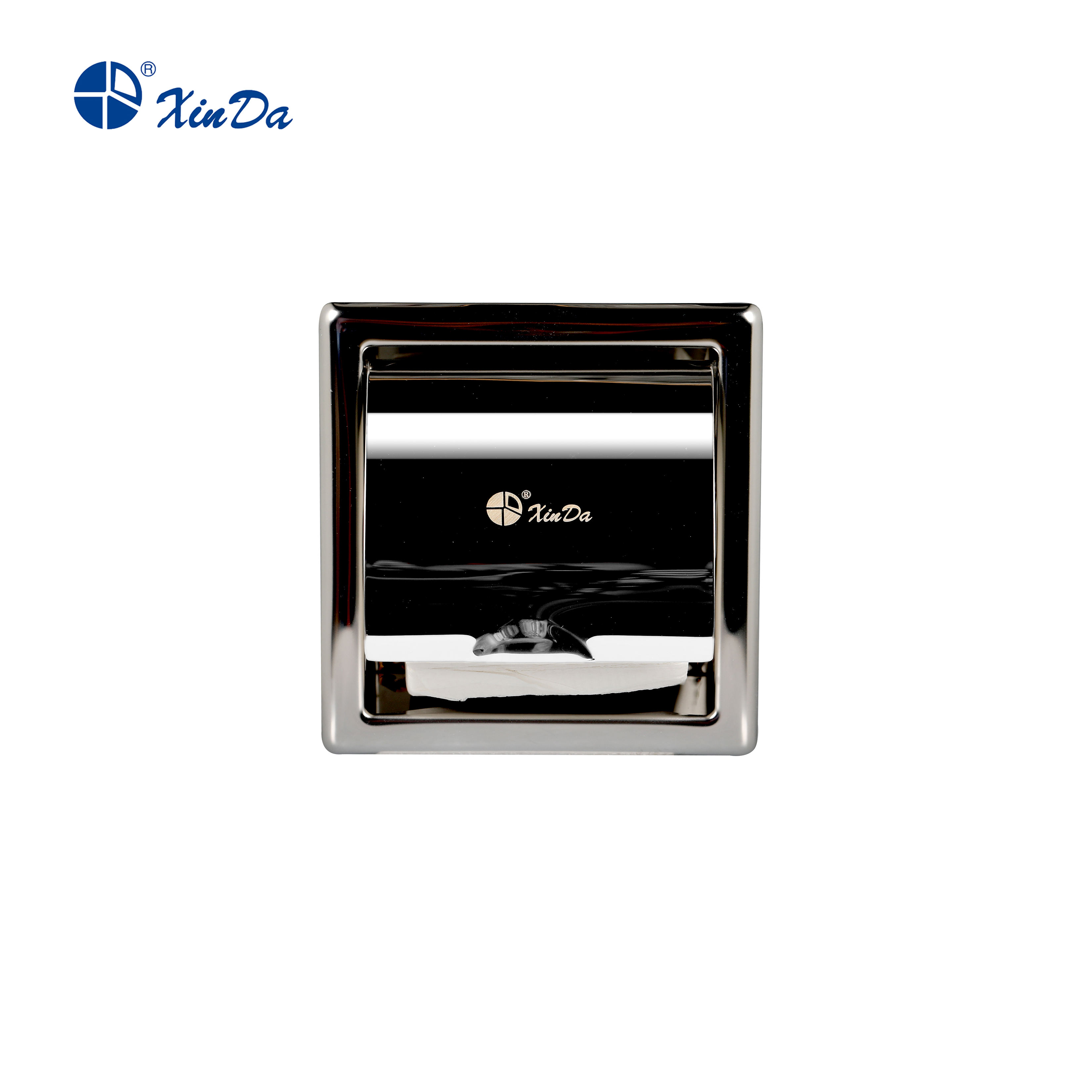 white toilet paper holder