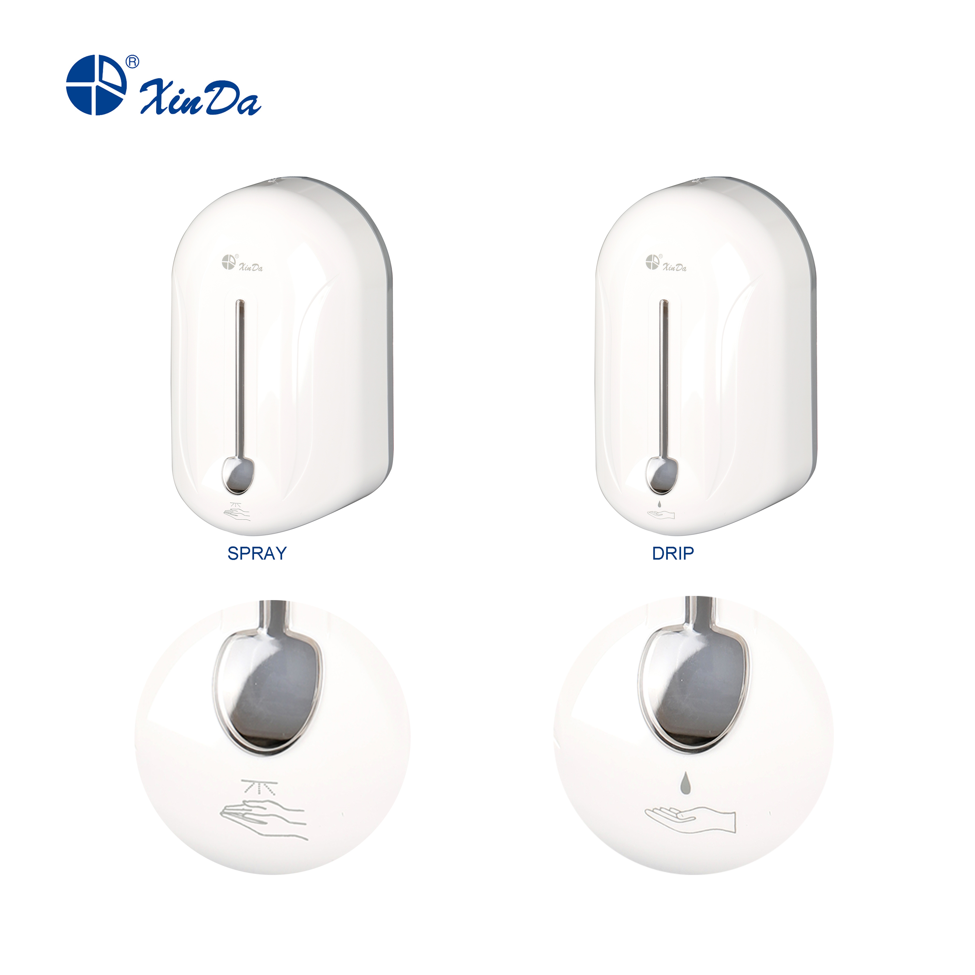 Liquid Hand Electric Plastic Touchless Auto Smart Wall Mount Bottleshand Soap Dispenser