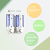 Push Shampoo Shower Wall-mounted Double Liquid Soap Dispenser