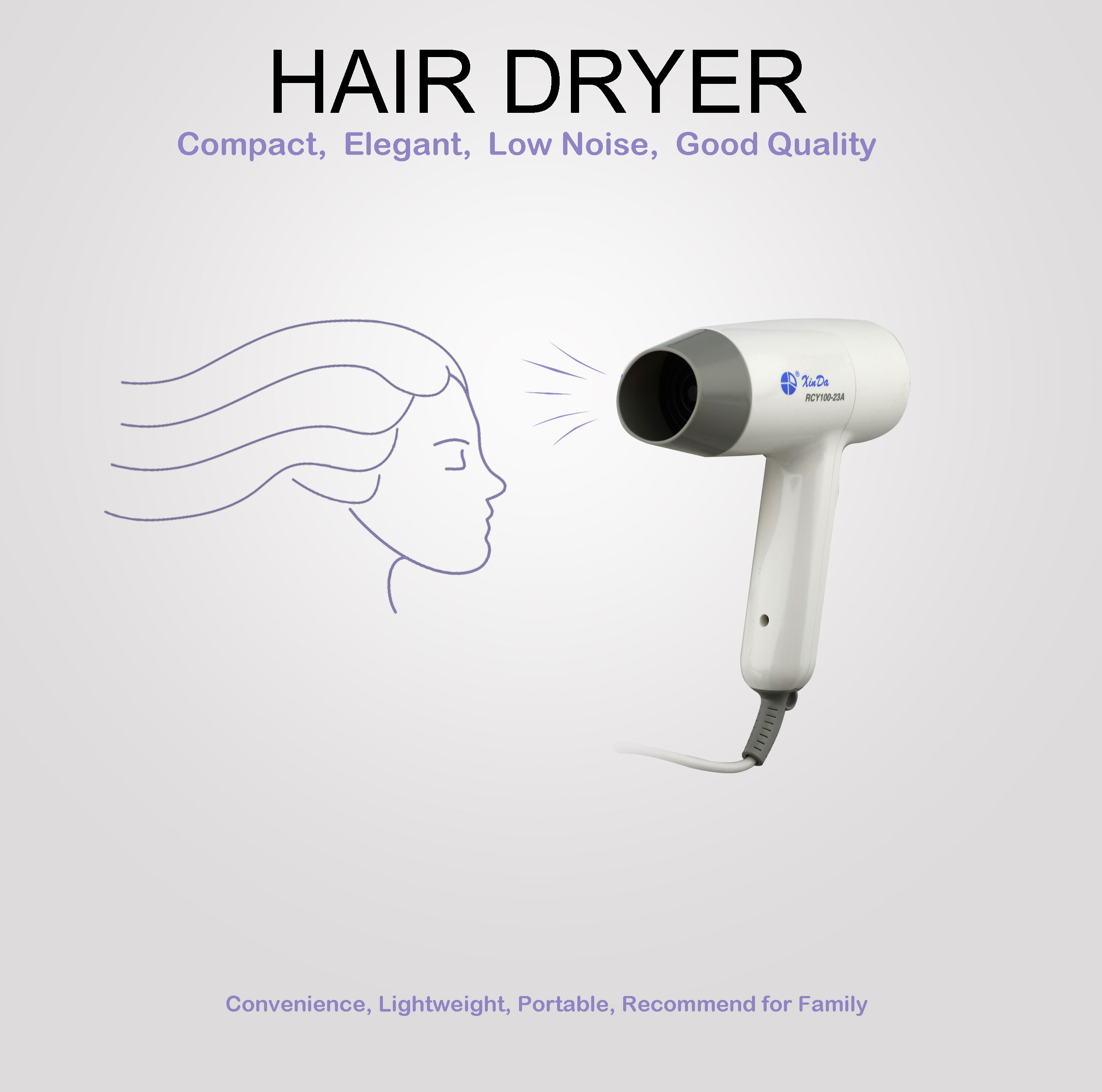 hair dryer holder