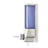 Plastic Wall Mounted Press Soap Dispenser R for Bathroom