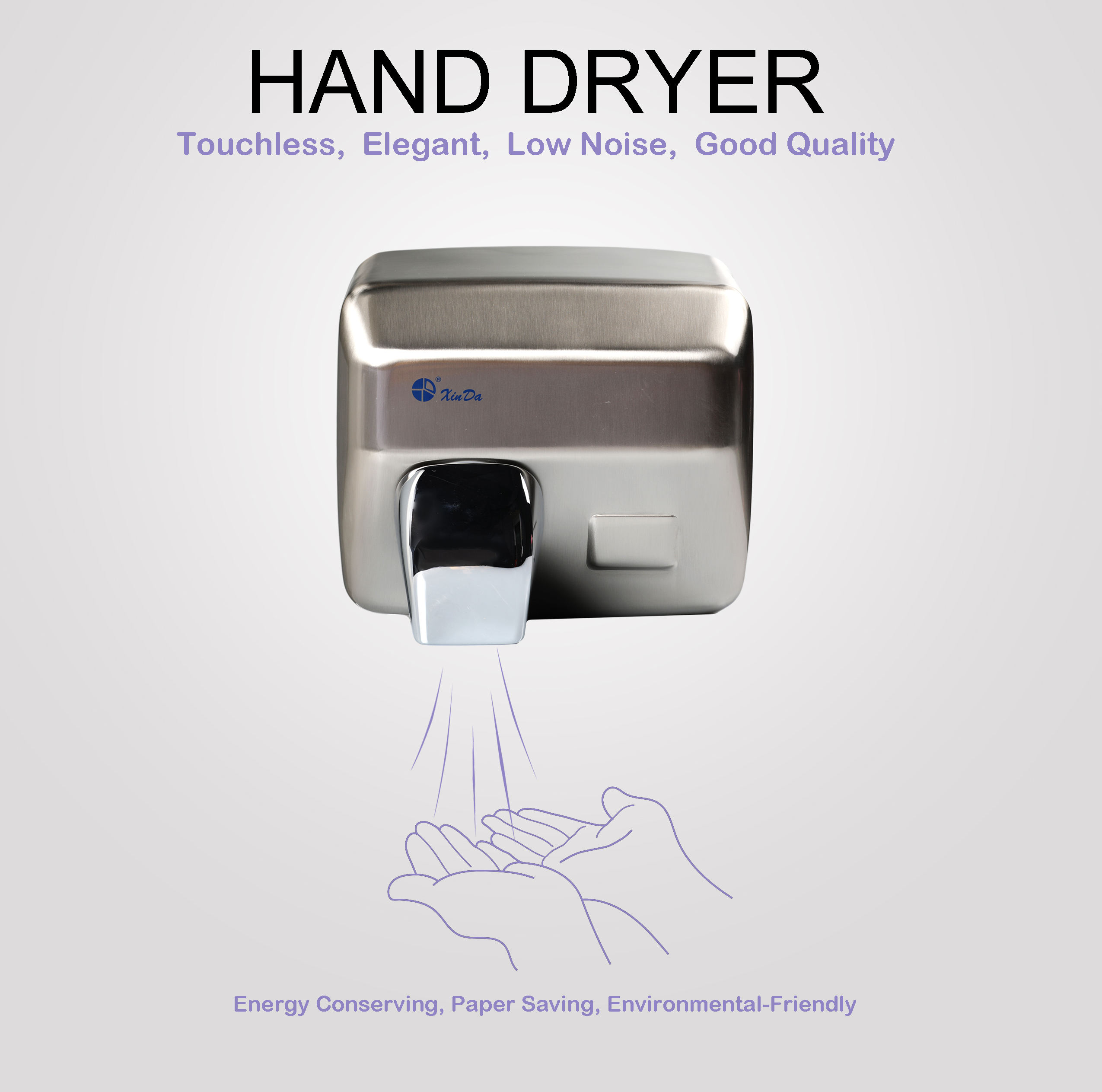 stainless hand dryer