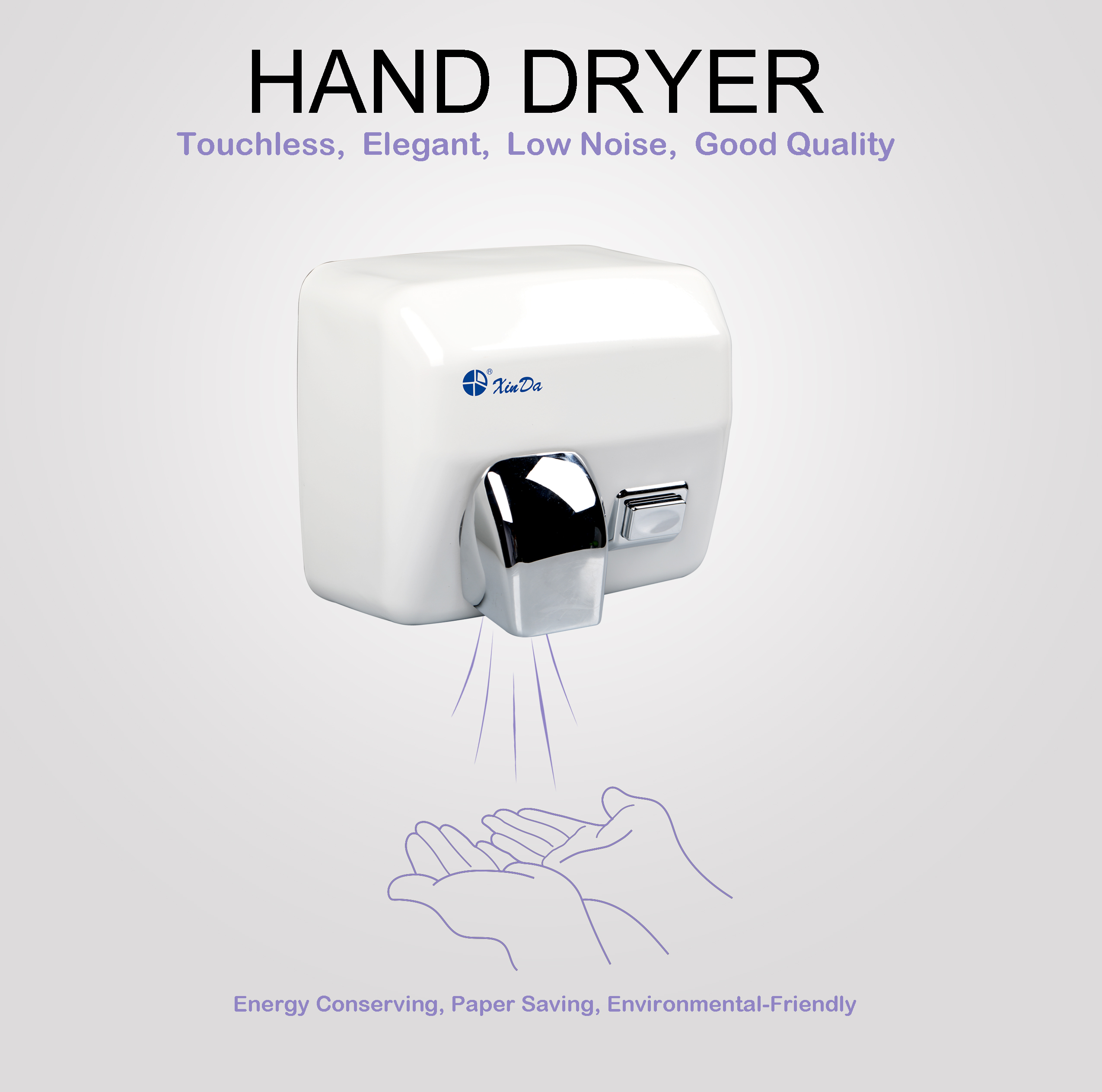 Efficiency and Hygiene: Exploring the Advantages of Automatic Wall-Mounted Hand Dryers
