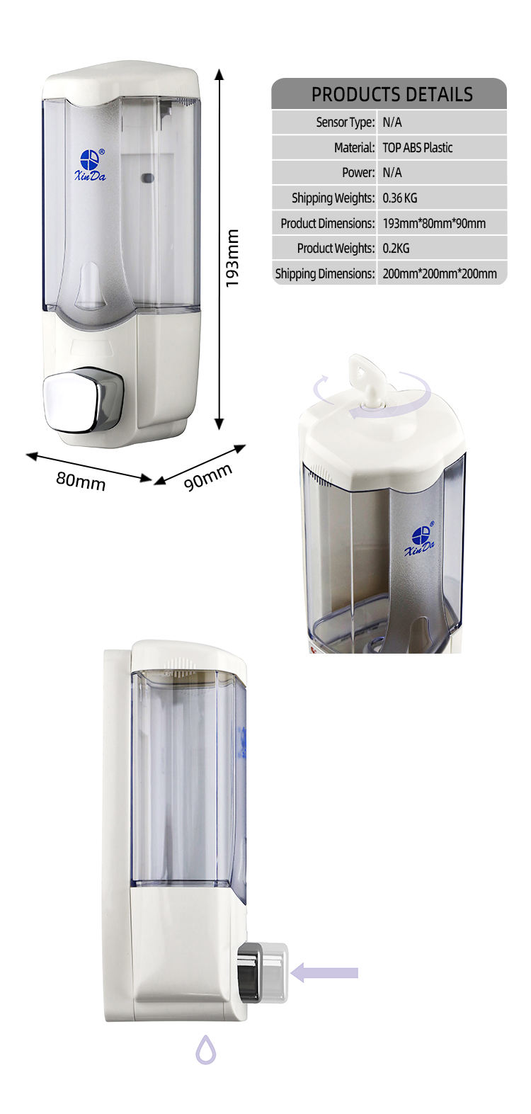 Refillable Soap Dispenser