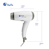 The XINDA RCY-118 19A Personal & Family Professional Portal Travel Foldable ABS White Hair Dryer
