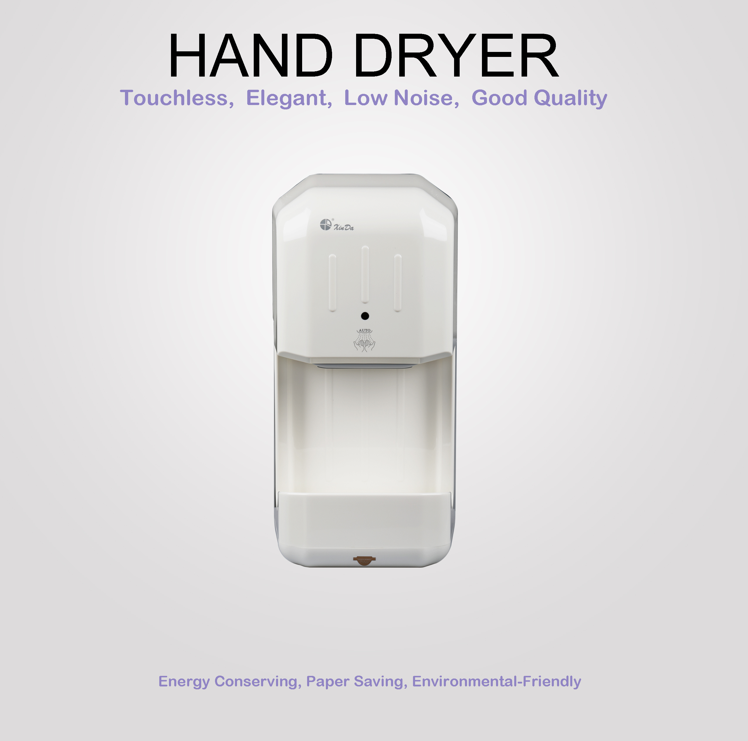 The XinDa GSQ88 Bathroom automatic negative anion air blow hand dryers foot Dryer for commercial washroom with ozone Hand Dryer