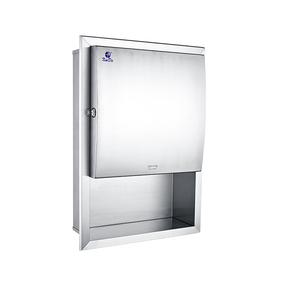 SUS 304 Multi-fold Paper Towel Dispenser Built-in Wall Design